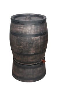 240 liter regenton Wineman hout